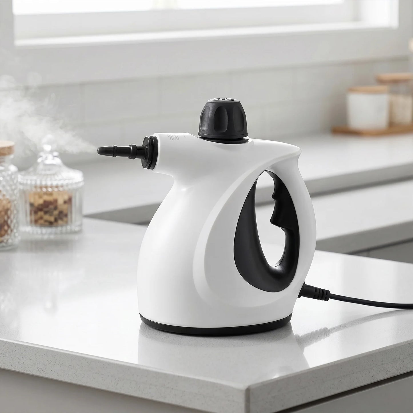 Pressurized Handheld Steam Cleaner for Home - Portable Multi-purpose High Pressure Deep Multi-surface Cleaning Steamer Machine
