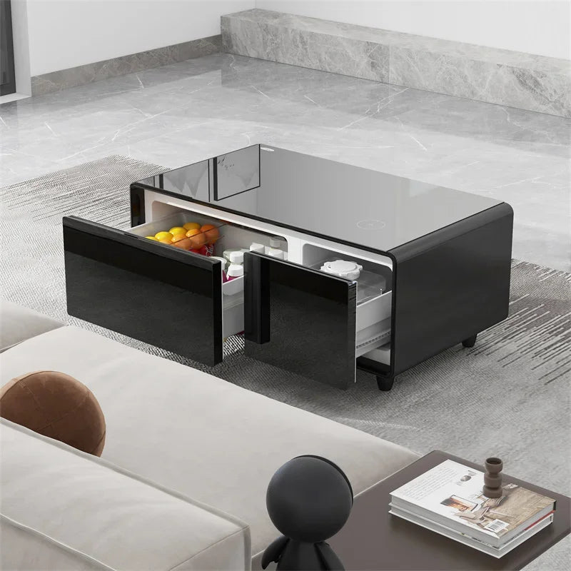 -2025 New Table Office Home Dedicated Smart Refrigerator Multifunctional Coffee Table with Built-in Wireless Charging