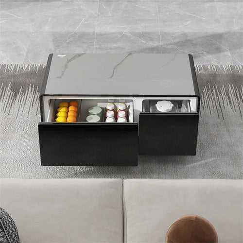-2025 New Table Office Home Dedicated Smart Refrigerator Multifunctional Coffee Table with Built-in Wireless Charging