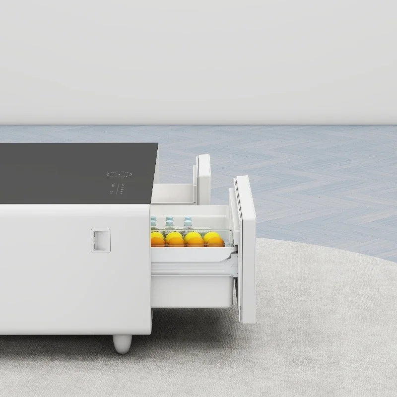 -2025 New Table Office Home Dedicated Smart Refrigerator Multifunctional Coffee Table with Built-in Wireless Charging
