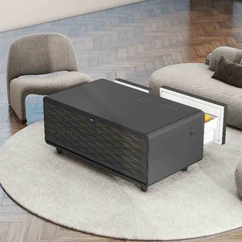 -2025 New Table Office Home Dedicated Smart Refrigerator Multifunctional Coffee Table with Built-in Wireless Charging