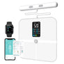 8-Electrode Smart Body Fat Scale Digital BMI Muscle Test Measurement Weighing Scales Home Use App OEM Customization